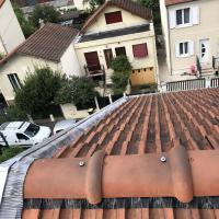 Réalisation Maison Pasquier - chantier de toiture